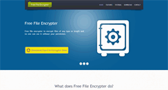 Desktop Screenshot of freefileencryptor.com