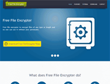 Tablet Screenshot of freefileencryptor.com